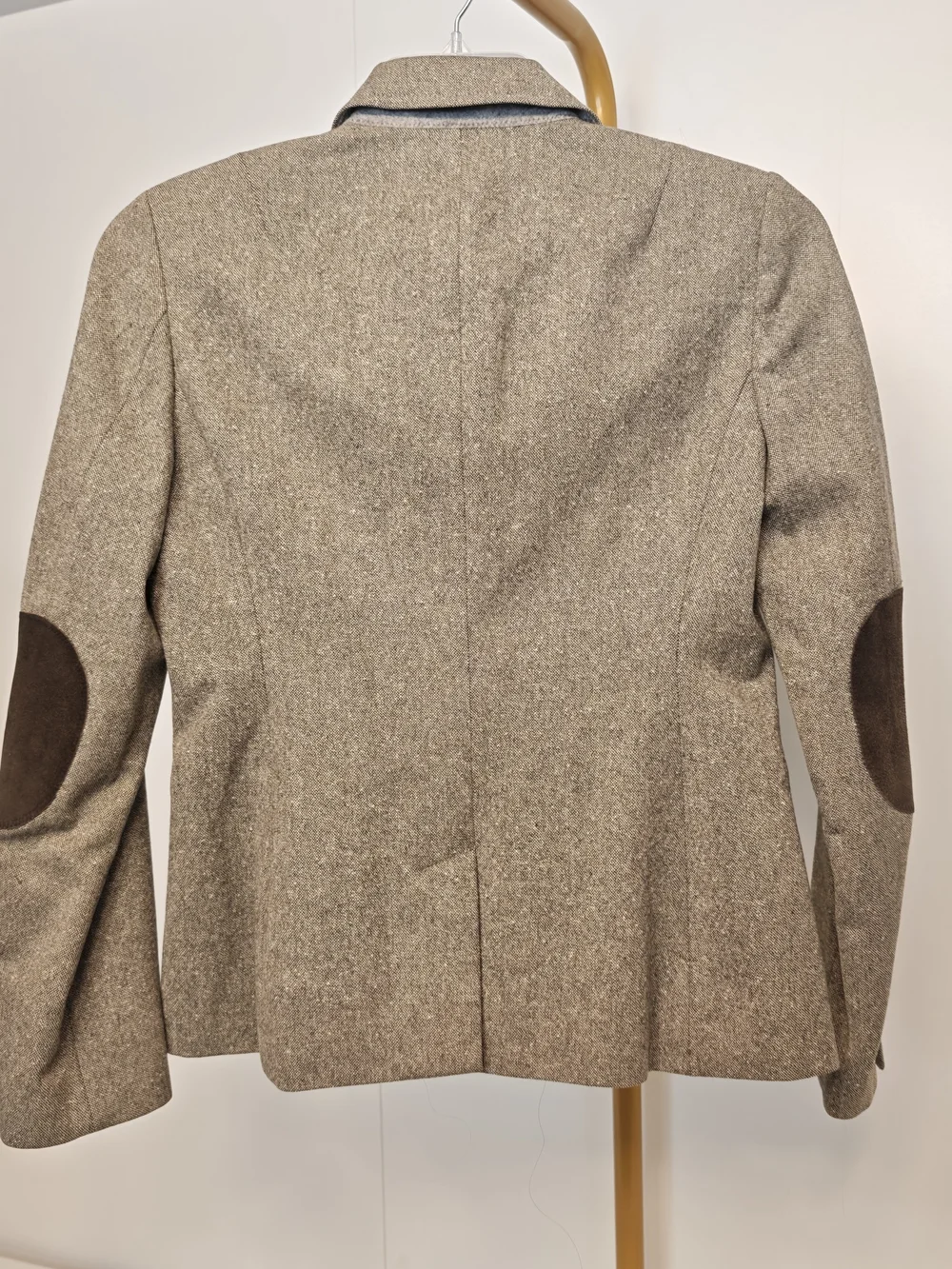 J. Crew Women's Tweed Single-Button Wool Blazer in Heathered Taupe